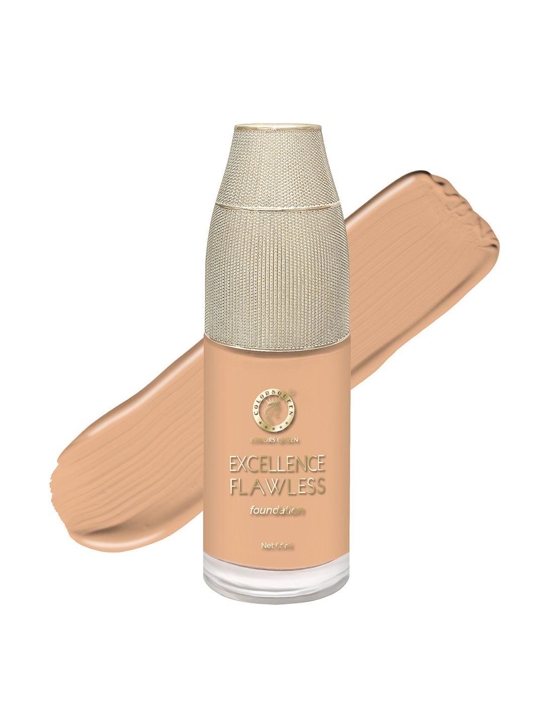 colors queen excellence flawless oil free foundation 65 ml- honey 03