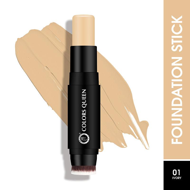 colors queen fix and blend matte foundation stick - ivory