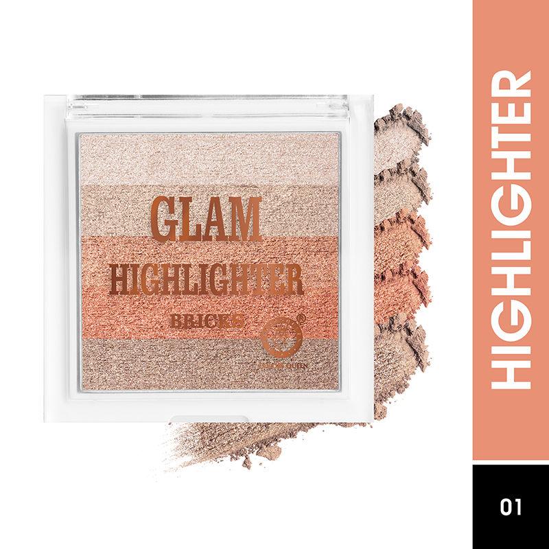 colors queen glam highlighter shimmer brick - 01