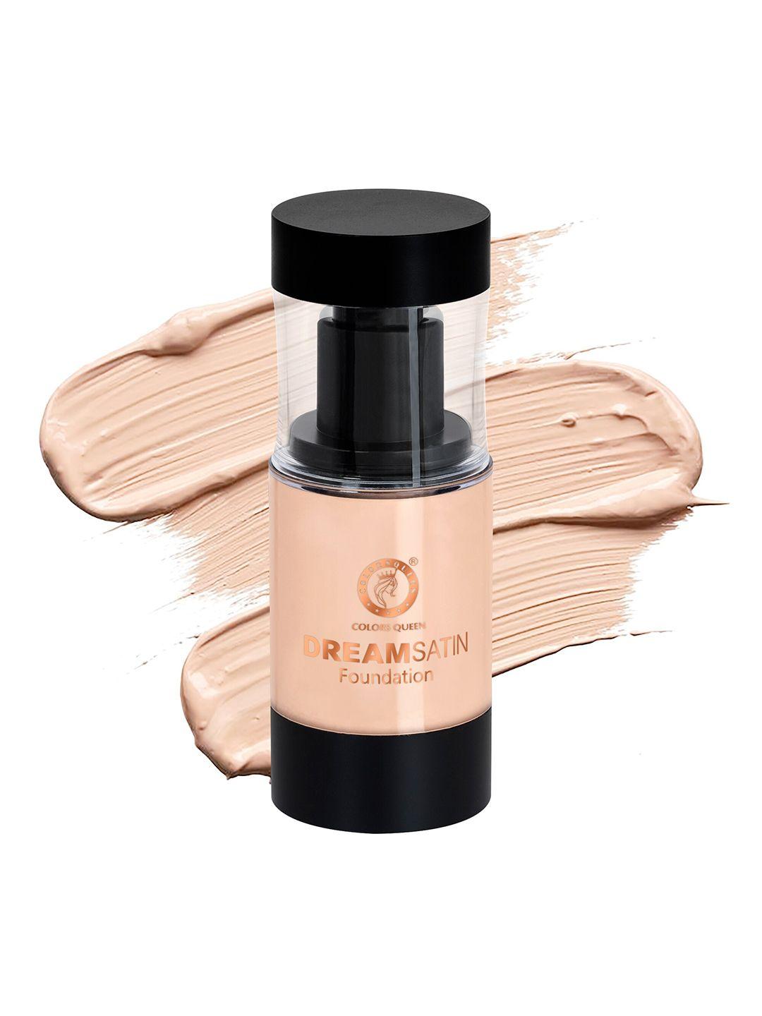 colors queen dream satin oil free water proof foundation