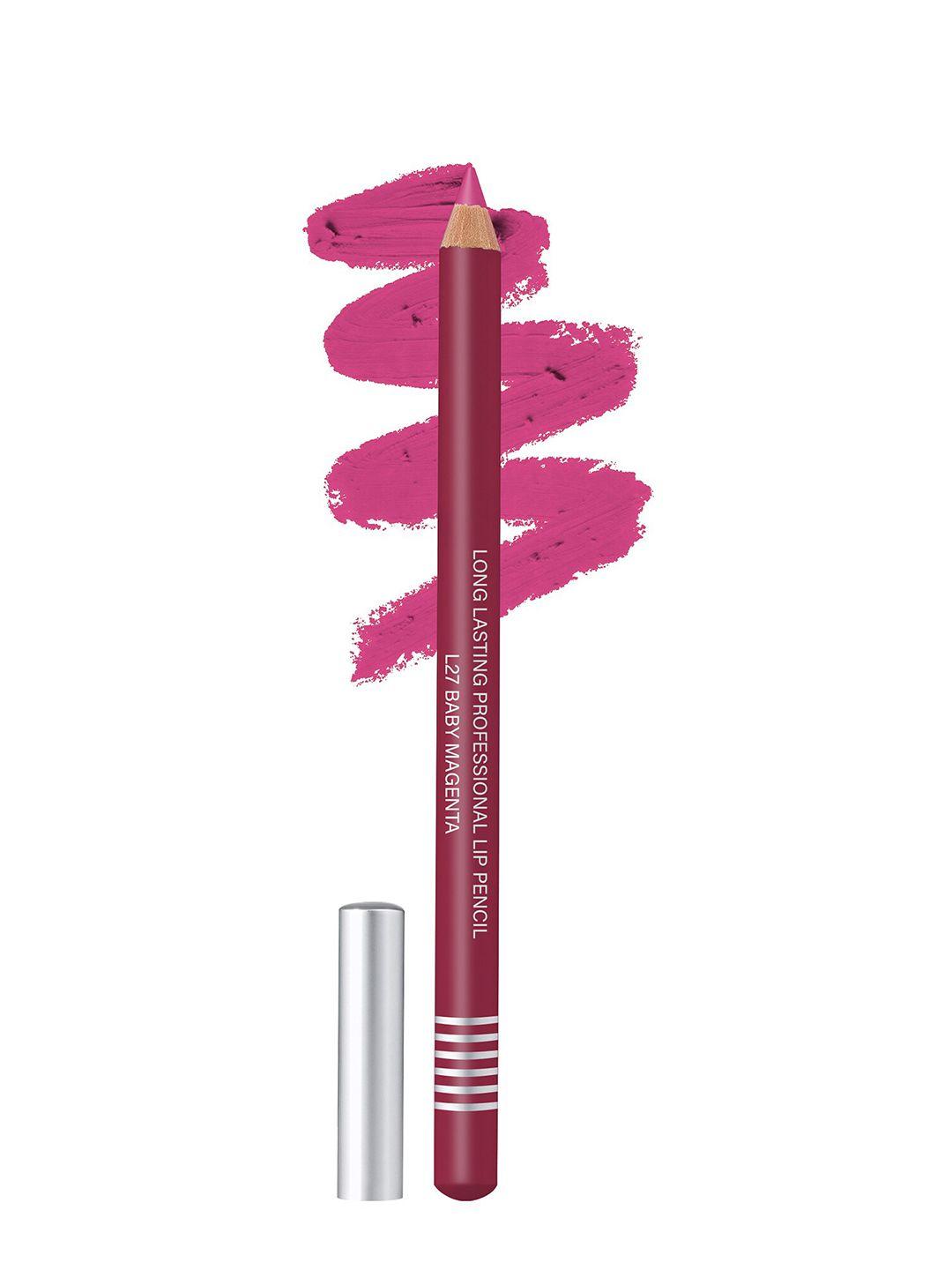 colors queen long-lasting professional lip pencil 5g - baby magenta l-27