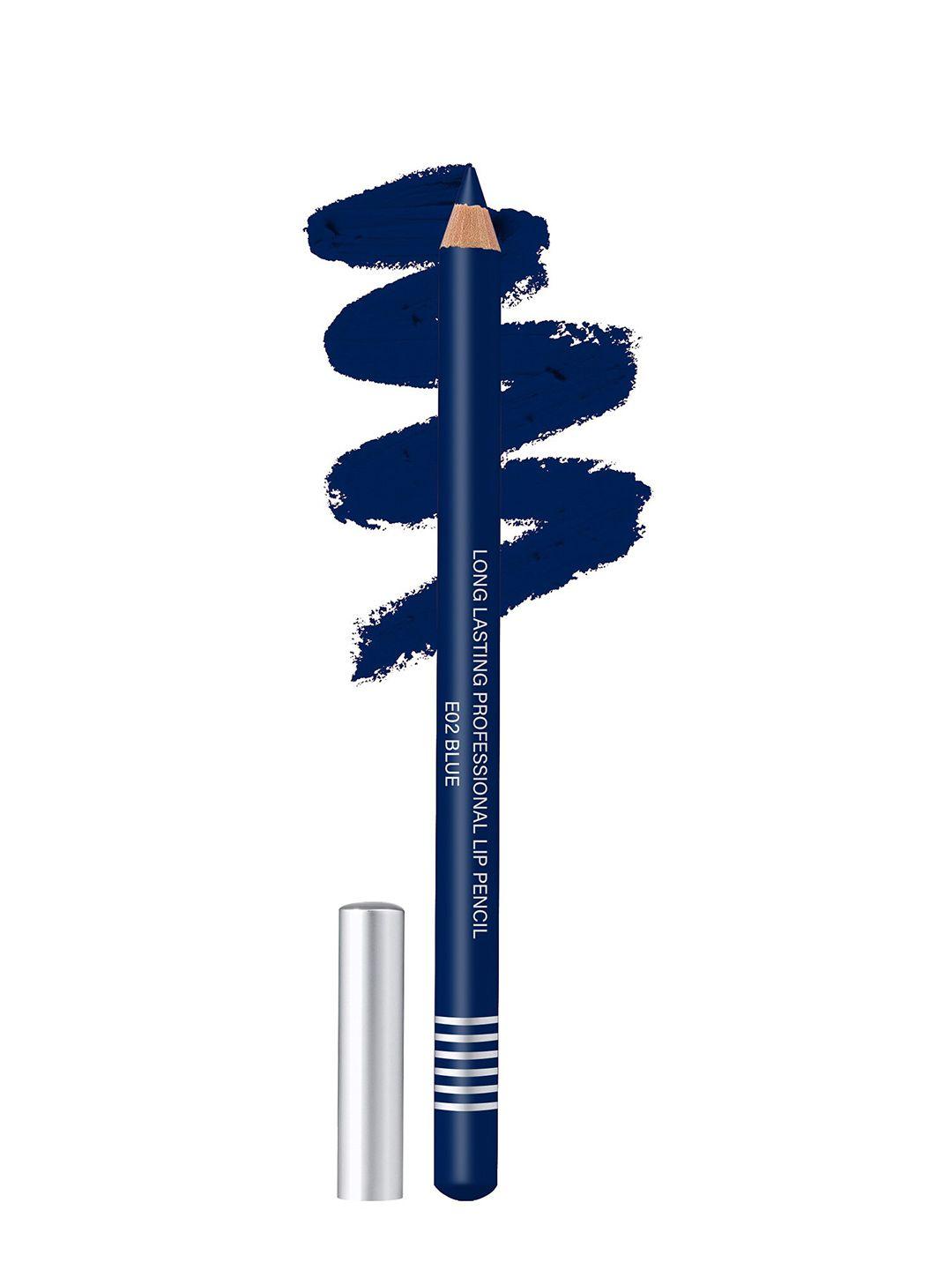 colors queen long-lasting professional lip pencil 5g - blue e-02