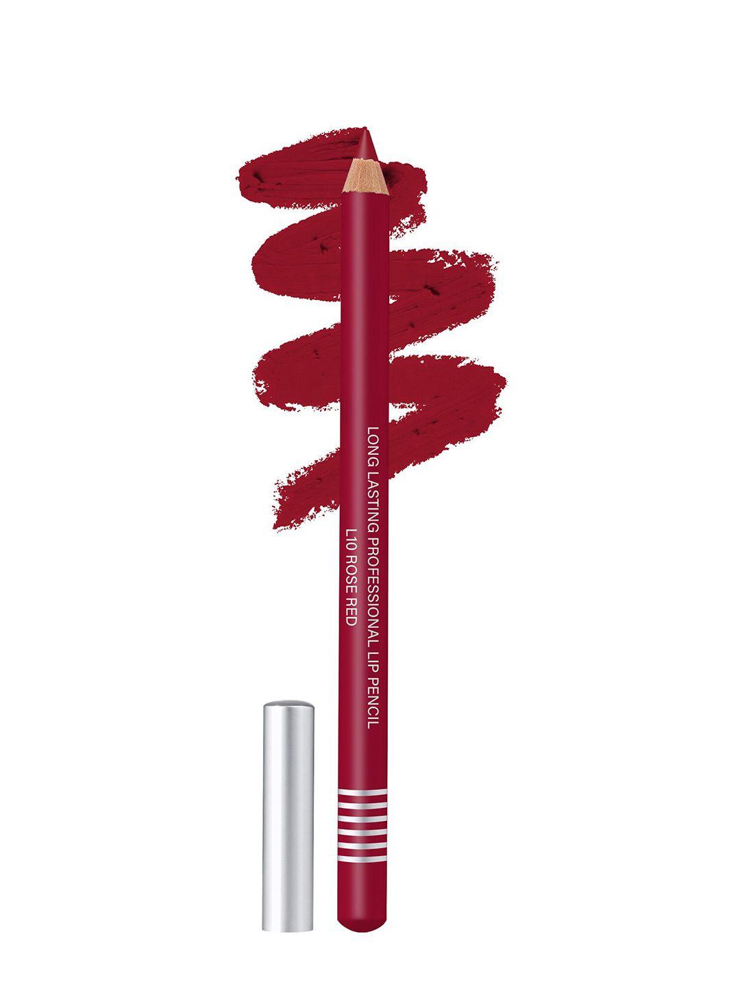 colors queen long-lasting professional lip pencil 5g - rose red l-10