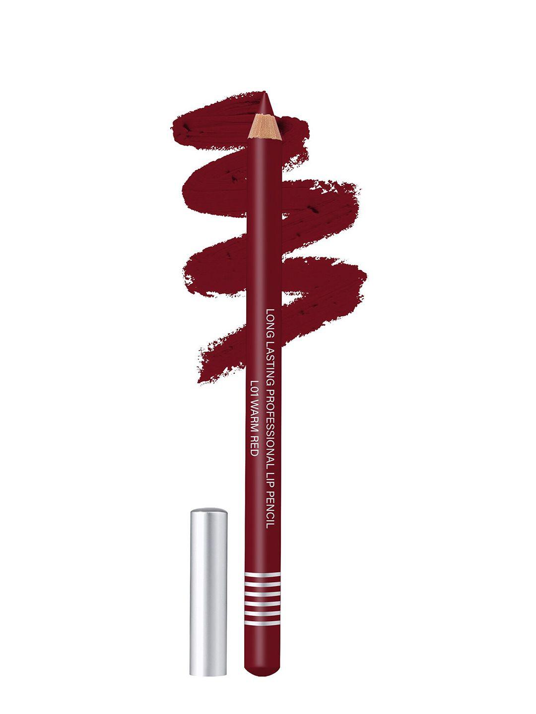 colors queen long-lasting professional lip pencil 5g - warm red l-01