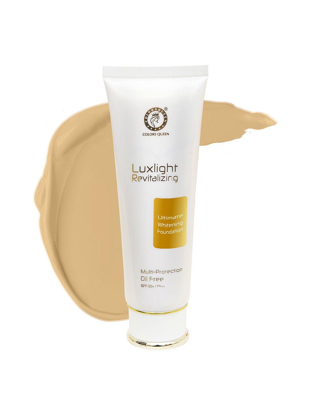 colors queen luxlight revitalizing ultimate whitening spf 30+ foundation 50g-cool ivory 02