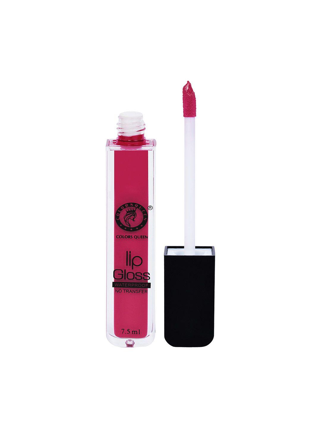 colors queen non transfer water proof lip gloss 7.5 ml - raspberry 02