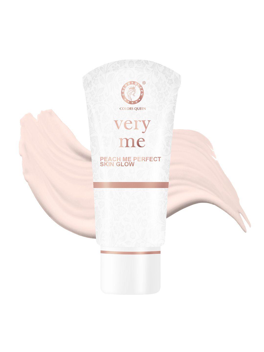 colors queen very me peach me perfect skin glow foundation 30ml