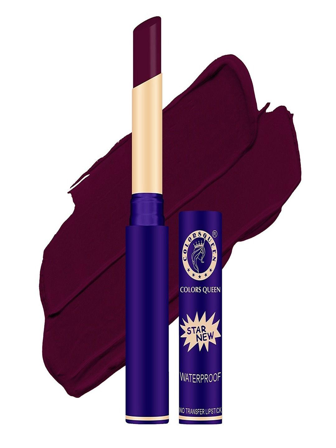 colors queen women purple matte lipstick