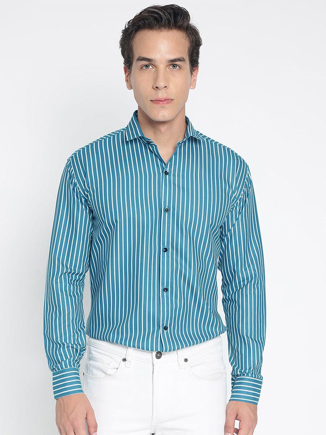 colorwings comfort slim fit striped casual shirt