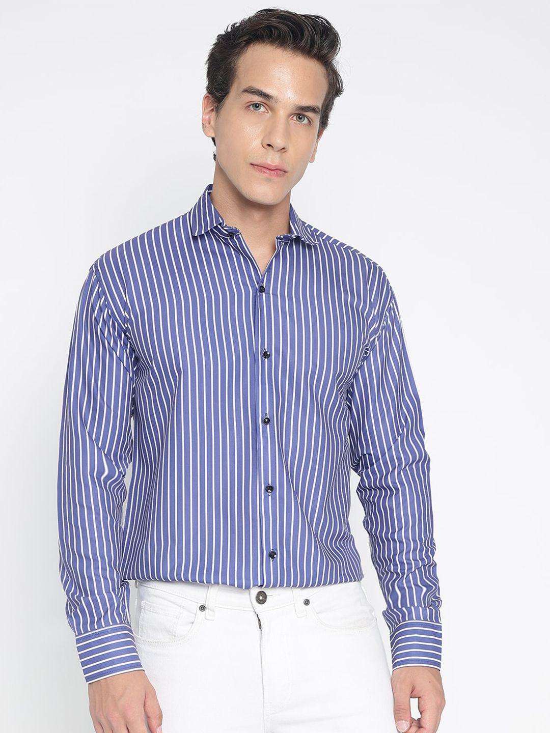 colorwings comfort slim fit striped casual shirt