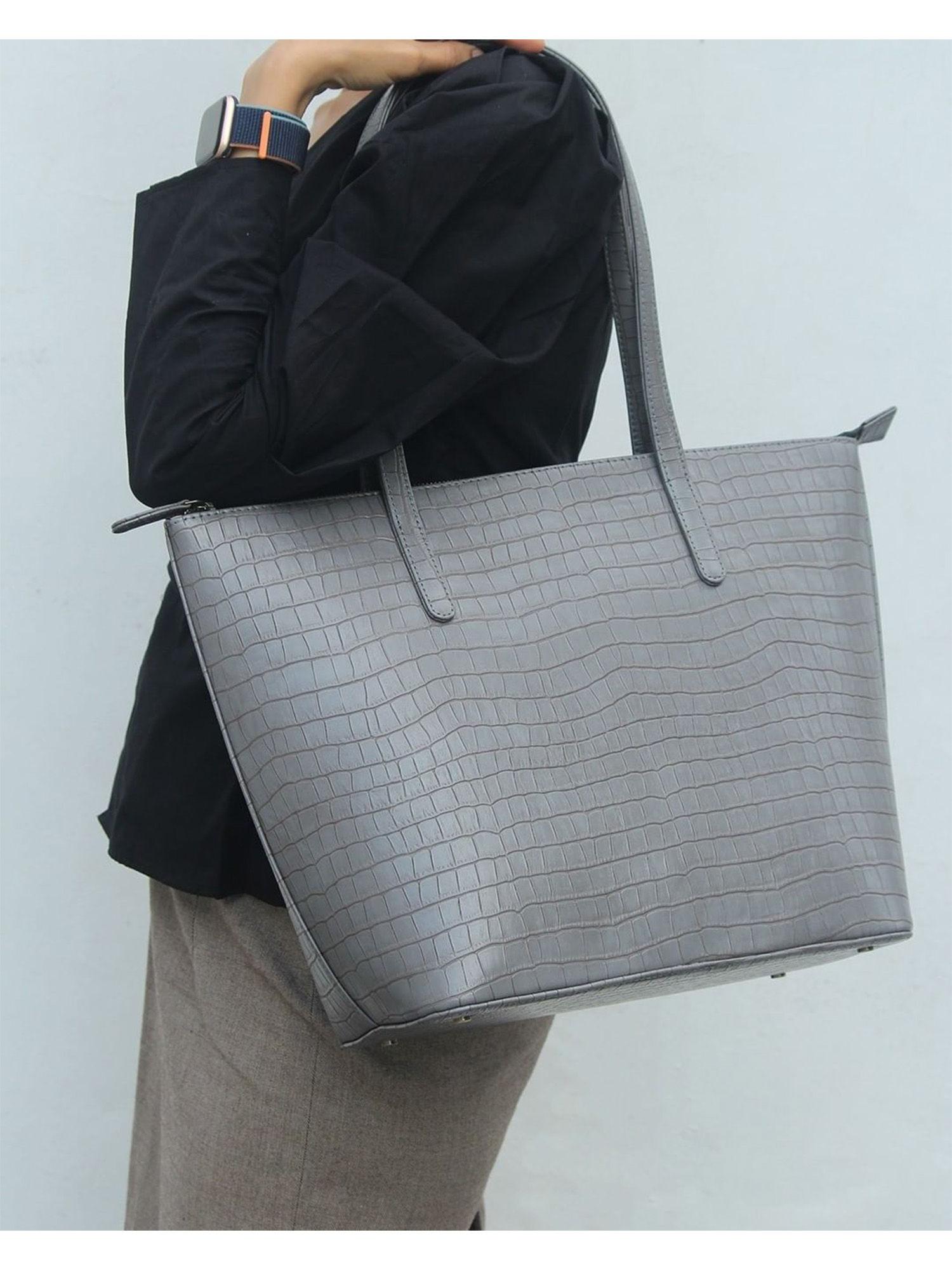 colossal tote grey medium