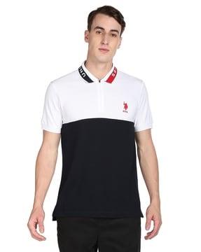 coloublock polo t-shirt