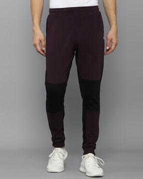 colour-block elasticated waist joggers