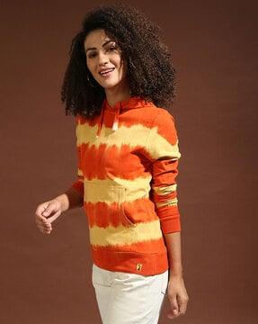 colour-block round-neck sweatshirt