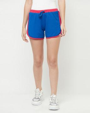 colour block shorts