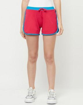 colour block shorts