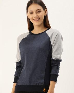 colour-block sweatshirt