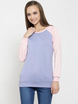 colour-block sweatshirt