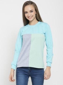 colour-block sweatshirt