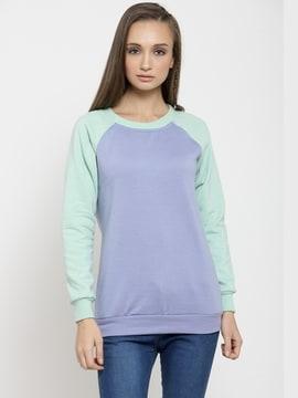 colour-block sweatshirt