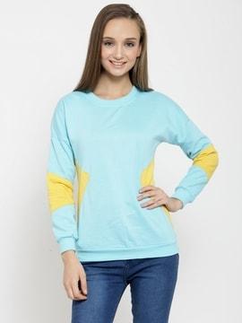 colour-block sweatshirt