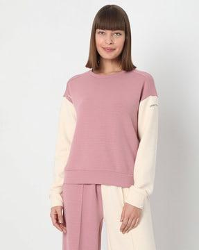 colour-block sweatshirt