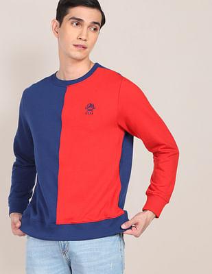 colour block sweatshirt