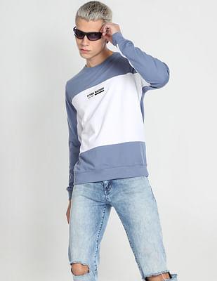 colour block sweatshirt