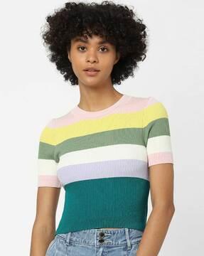 colour-block top