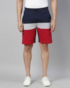 colour-blocked bermudas shorts