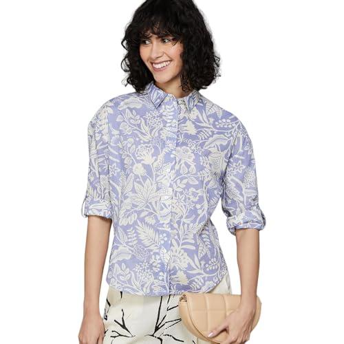 colour me by melange women's regular fit shirt (1000012685723