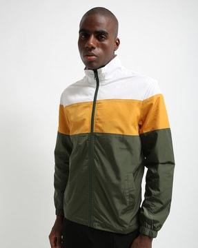 colourblock light track jacket