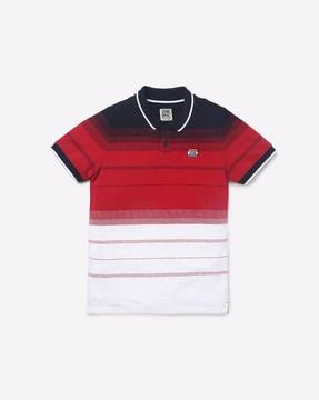 colourblock-striped-polo-t-shirt