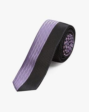 colourblock woven tie