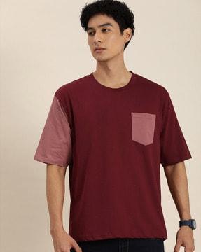 colourblock  round-neck t-shirt