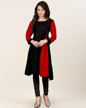 colourblock a-line kurta