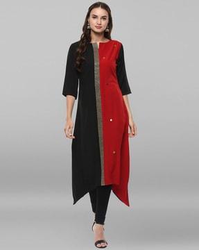 colourblock a-line kurta