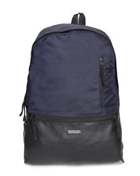 colourblock backpack with adjustable shoulder straps