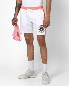 colourblock bermuda shorts