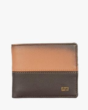 colourblock bi-fold wallet