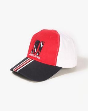 colourblock cotton baseball cap