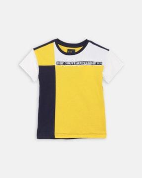 colourblock crew-neck t-shirt