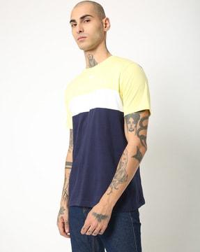 colourblock crew-neck t-shirt