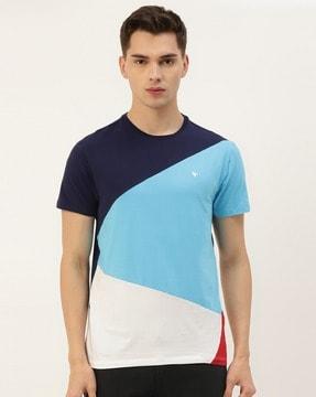 colourblock crew-neck t-shirt