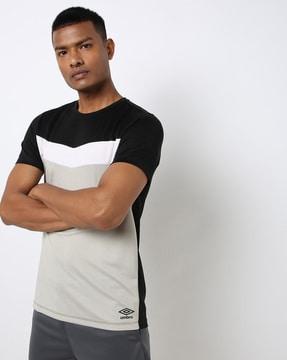 colourblock crew-neck t-shirt