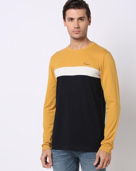 colourblock crew-neck t-shirt