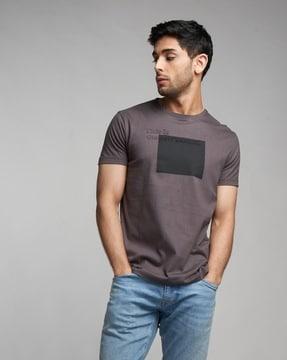 colourblock crew-neck t-shirt