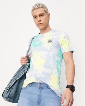 colourblock crew-neck t-shirt