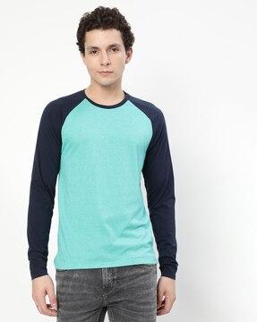 colourblock crew-neck t-shirt