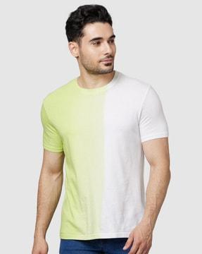 colourblock crew-neck t-shirt